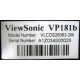 Viewsonic VP181b (Первоуральск)