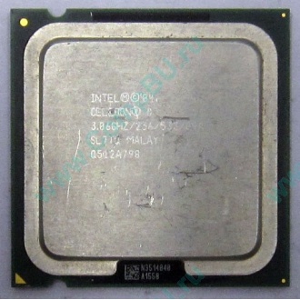 Процессор Intel Celeron D 345J (3.06GHz /256kb /533MHz) SL7TQ s.775 (Первоуральск)